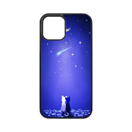 Sailor Moon - Luna and Artemis at night iPhone obal 