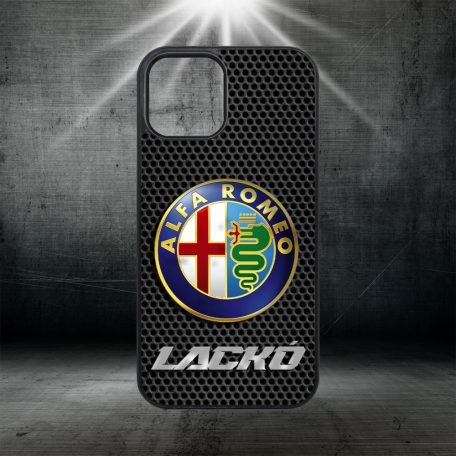 S vlastným menom – Logo Alfa Romeo - iPhone obal 