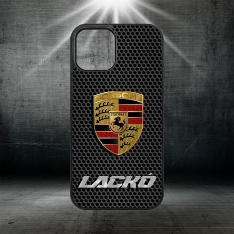 S vlastným menom – Logo Porsche - iPhone obal 