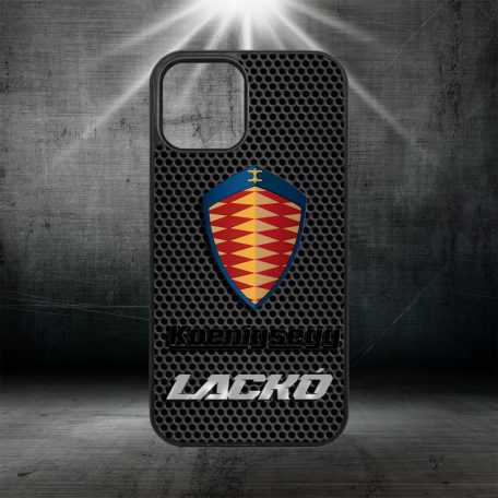 S vlastným menom – Logo Koenigsegg - iPhone obal 