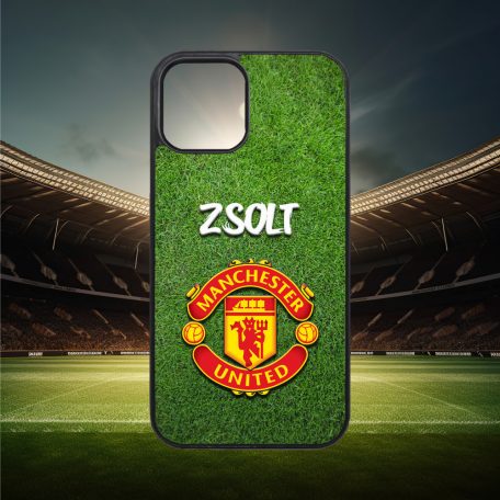 S vlastným menom - Manchester United logo - iPhone obal 