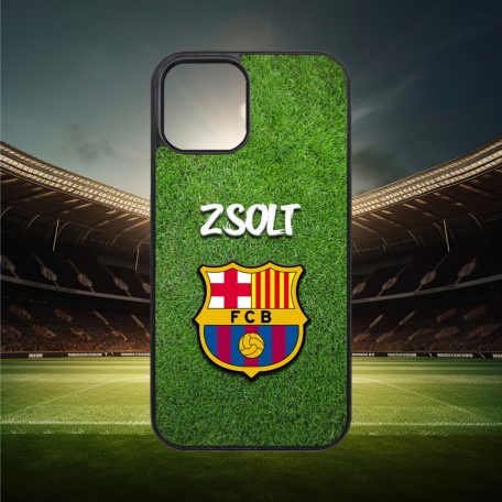 S vlastným menom - Barcelona logo - iPhone obal 