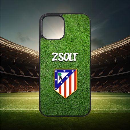 S vlastným menom - Atletico Madrid logo - iPhone obal 