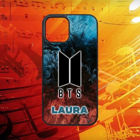 S vlastným menom - BTS logo - iPhone obal 